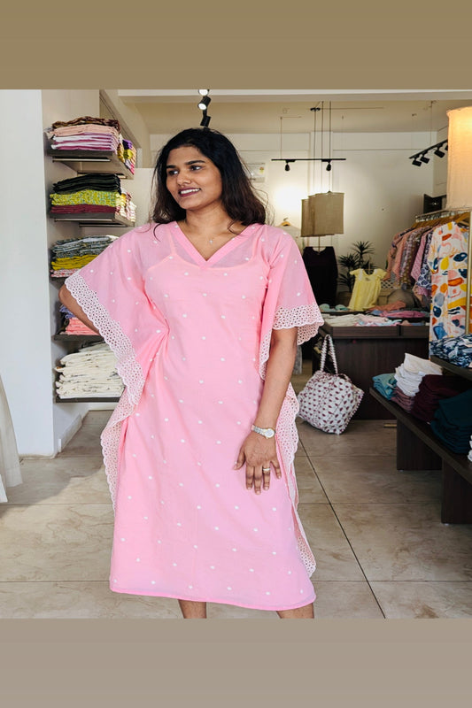 Mulcotton  pink kaftan