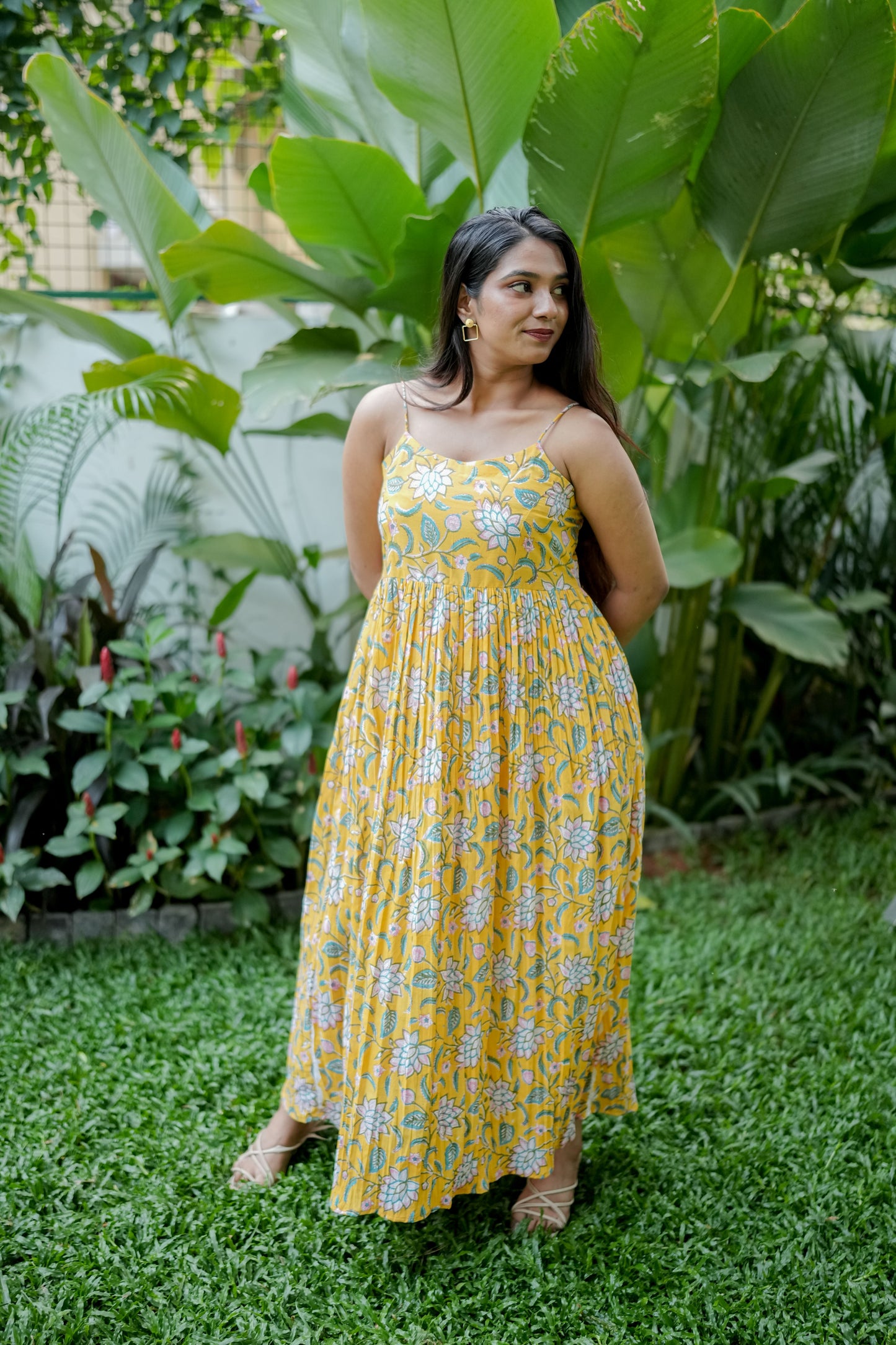 Yellow Strap Dress