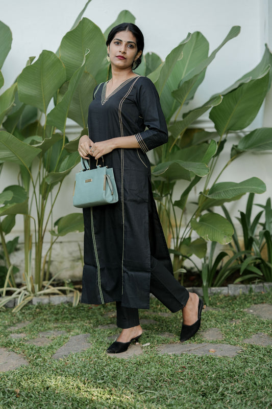 Black + Green Running