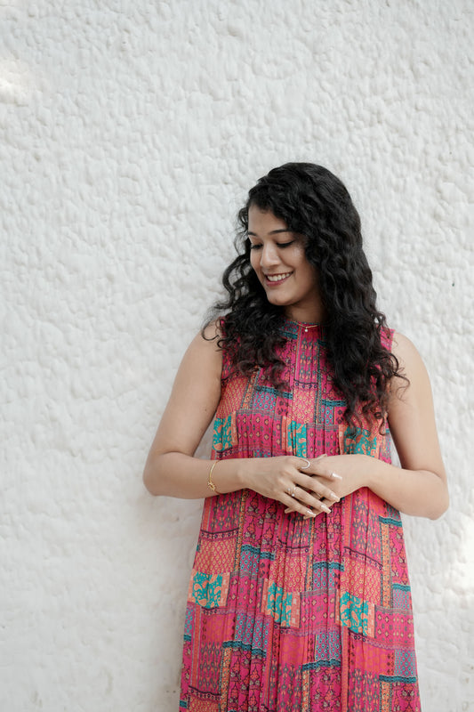 Pink Chinnon Dress