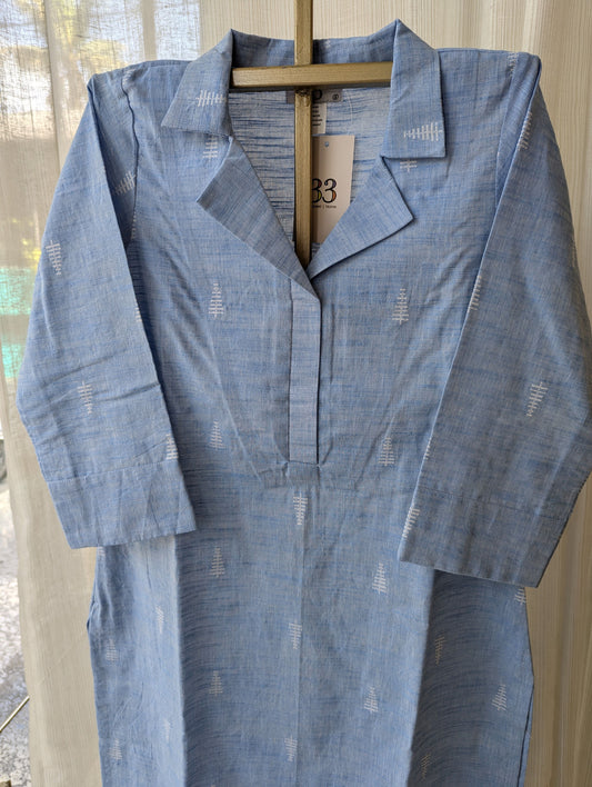 Blue Suite Collar