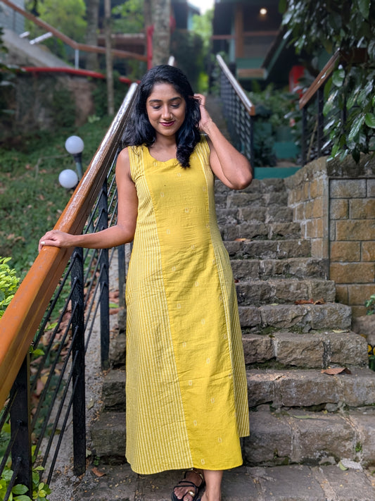 Lemon Panel Dress