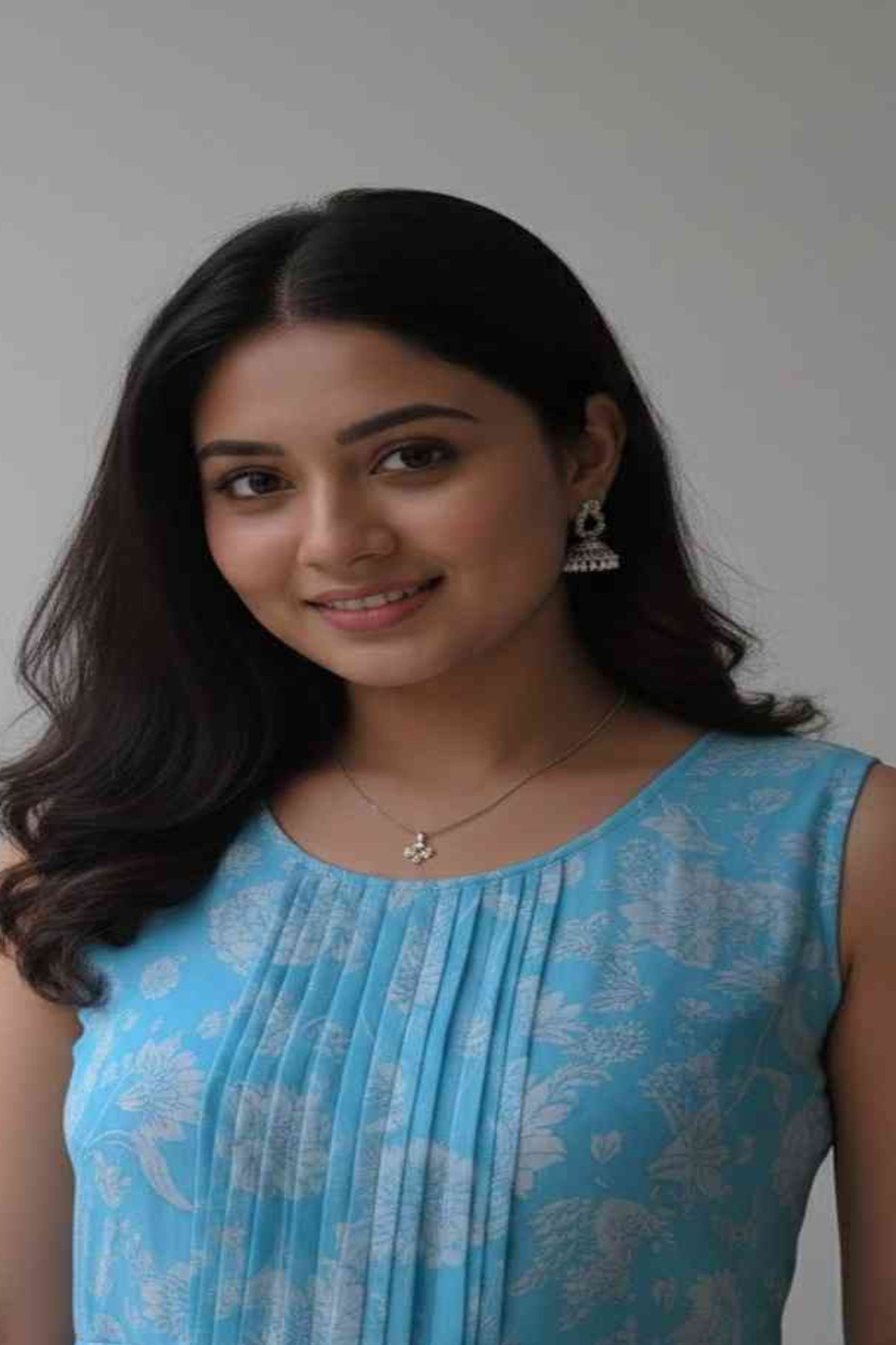 Light Blue Georgete Dress