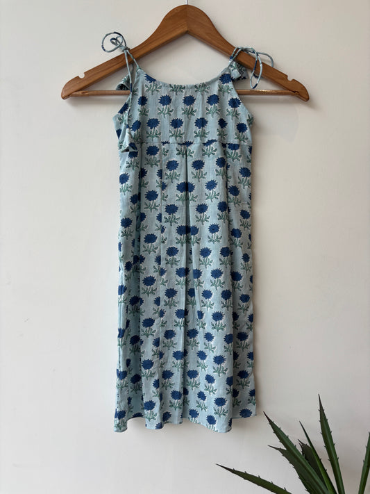 The Mint Bloom Block Print