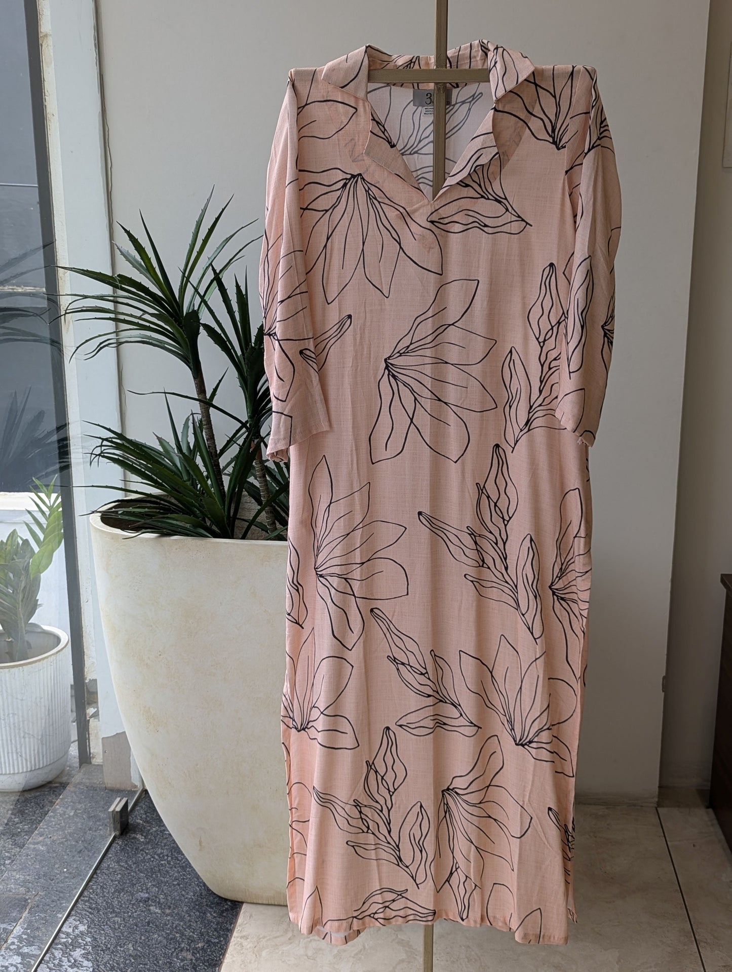 Peach Mulcotton Co-Ord Set