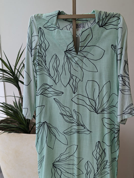 Mint Green Mul Cotton Co-Ord Set