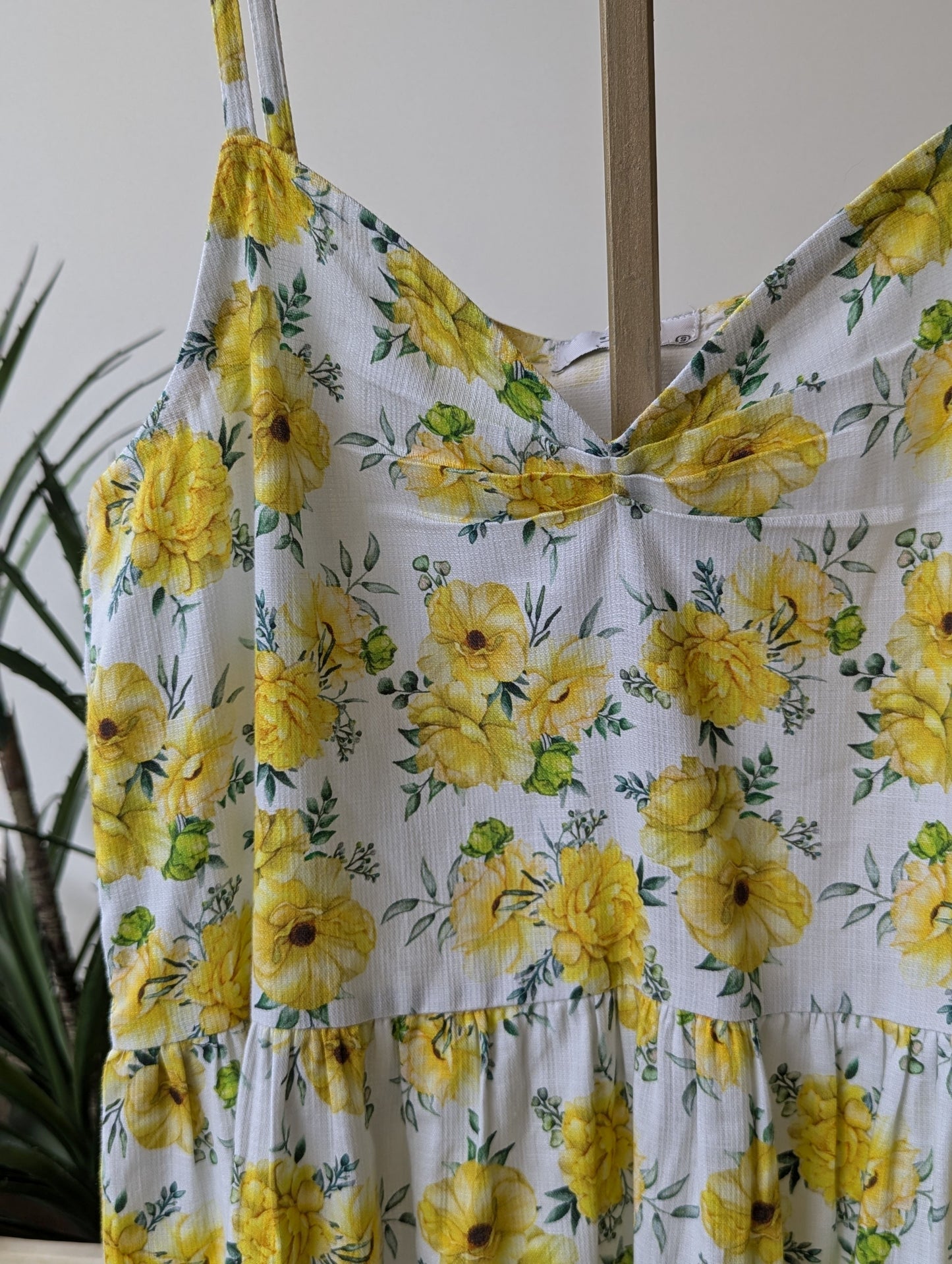 Yellow Floral Dress