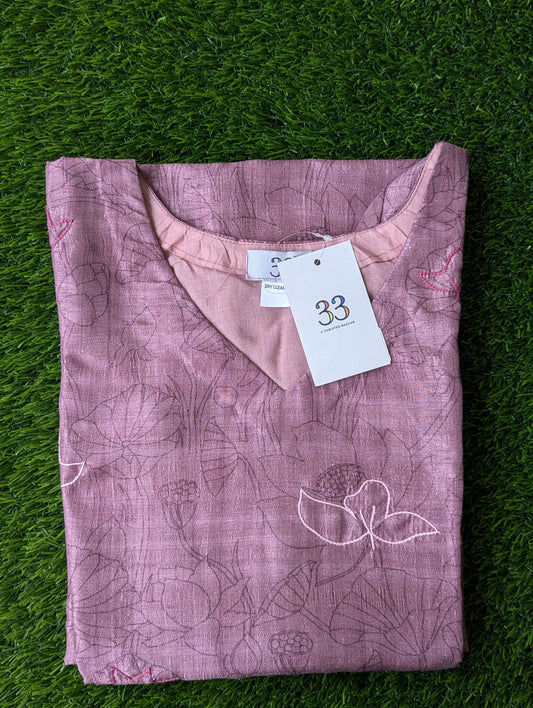 Semi Tussar Kurti