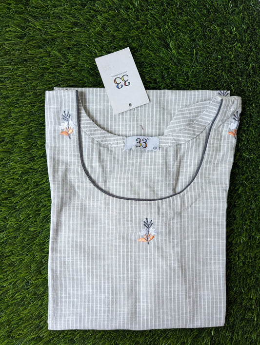 Hloom Cotton Embr Kurti