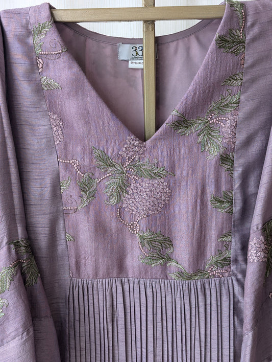 Dola Silk Violet Semi Party Wear Top