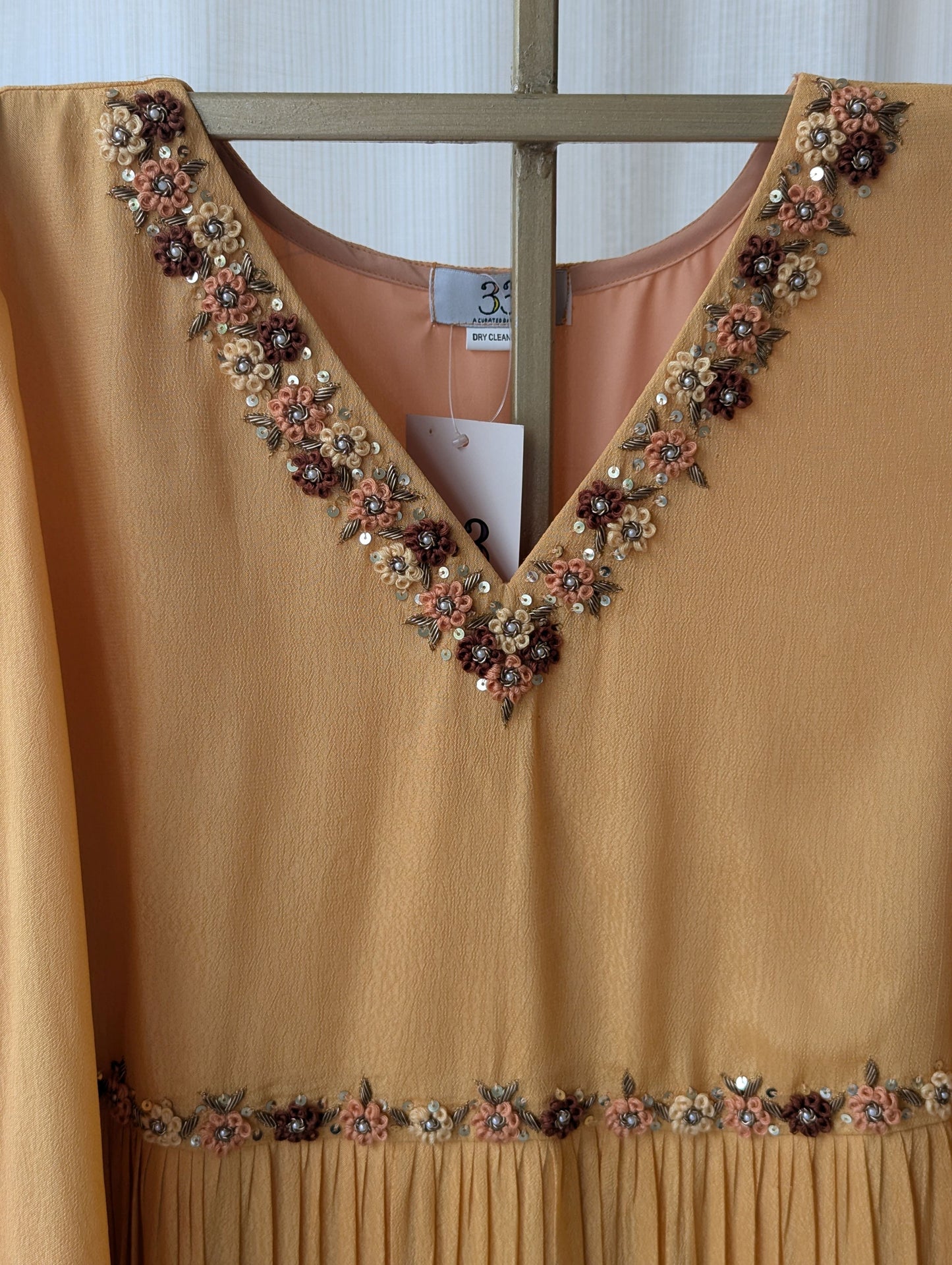 Crepe Georgete Hand Work Semi Party Wear Top