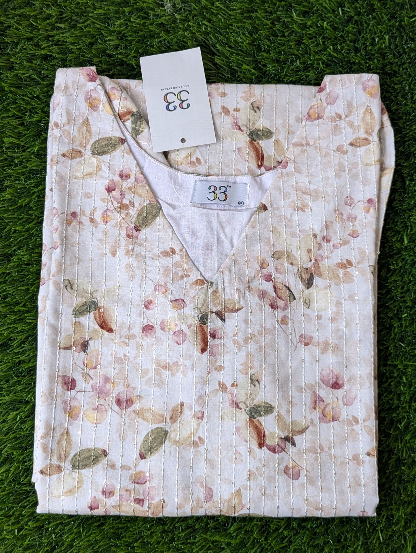 Muslin Print Highlight Kurta