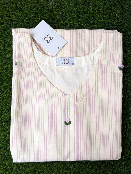 Chiku Embr Hloom Cotton Kurti