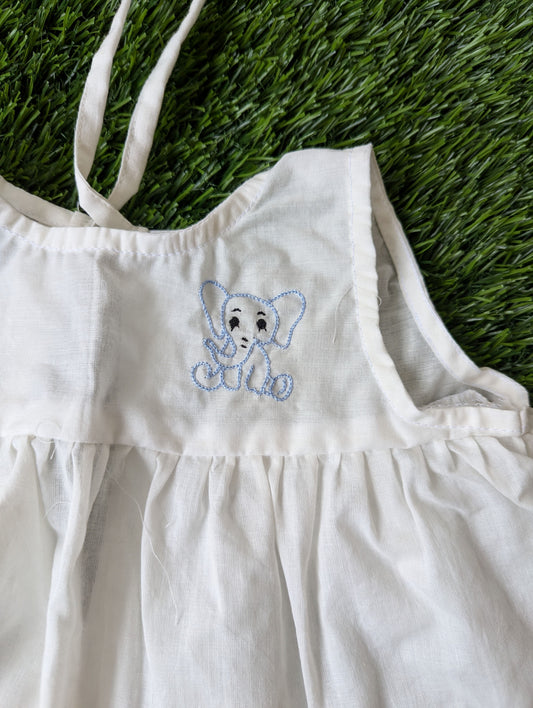 New Born Baby Cotton Embroidery dress