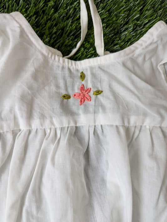 New Born Hand Work Cotton Dress