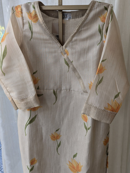 Floral Semi Juite Kurti