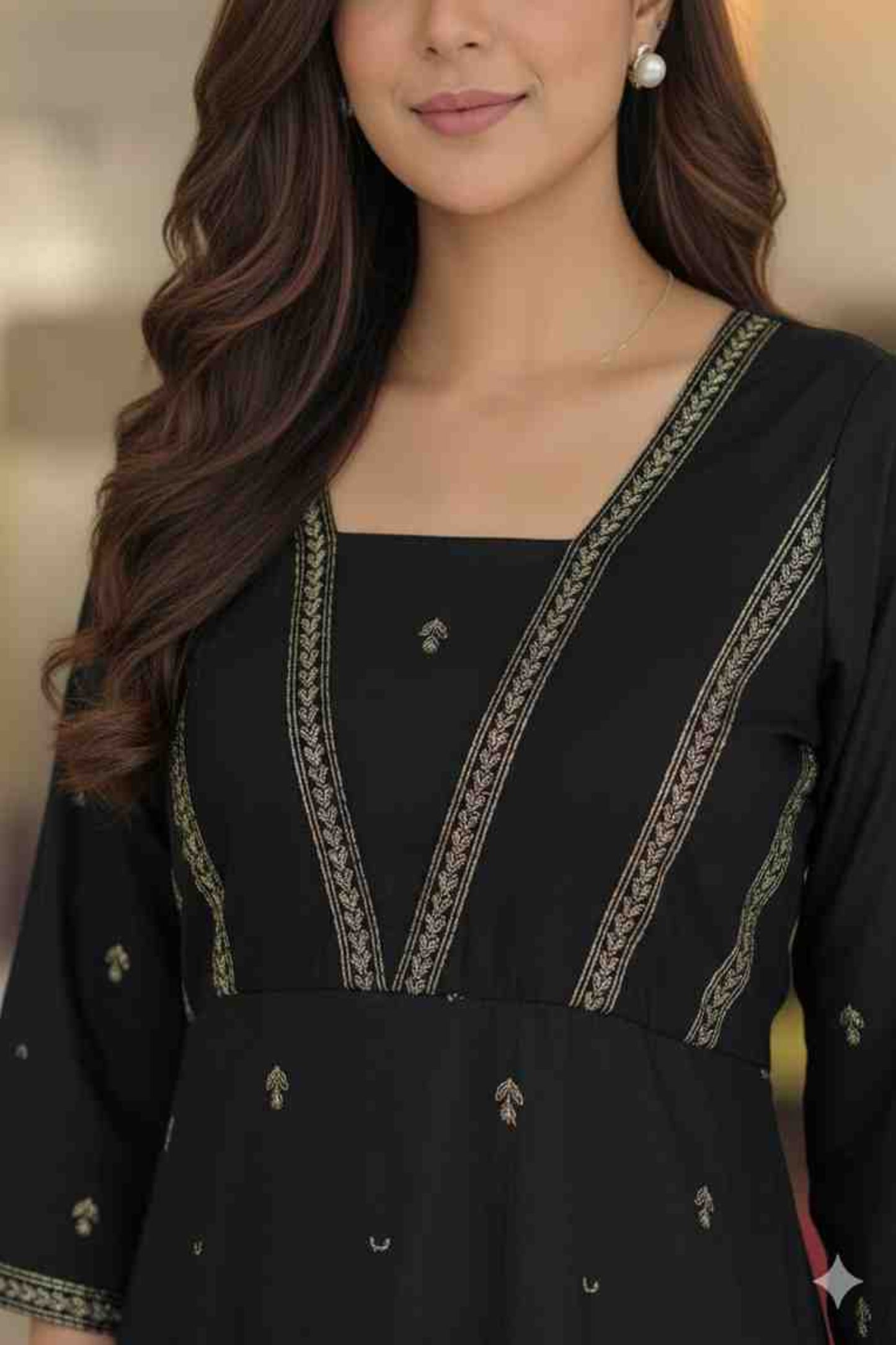 Black Hloom Aline Dress