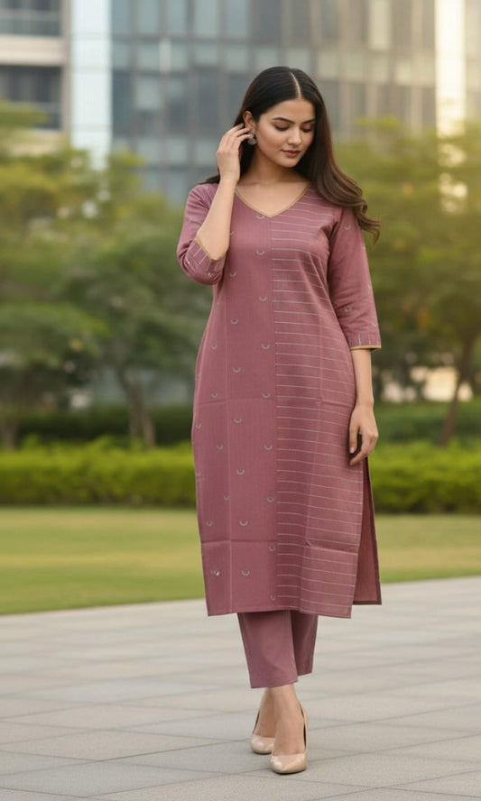 Brick Handloom Cotton Kurti