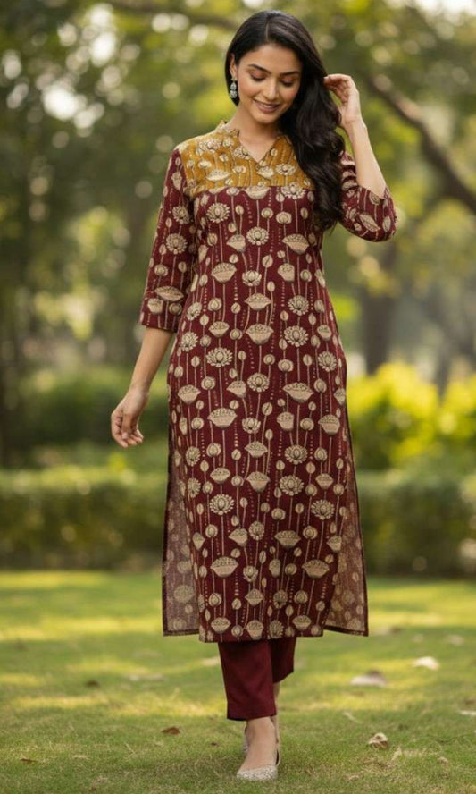 Kalamkari Kurtis
