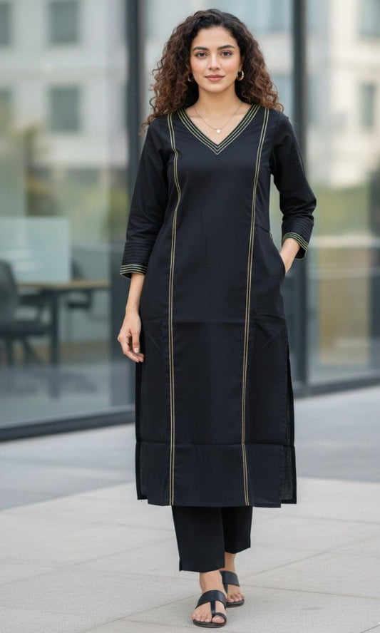 Black +yellow  Running